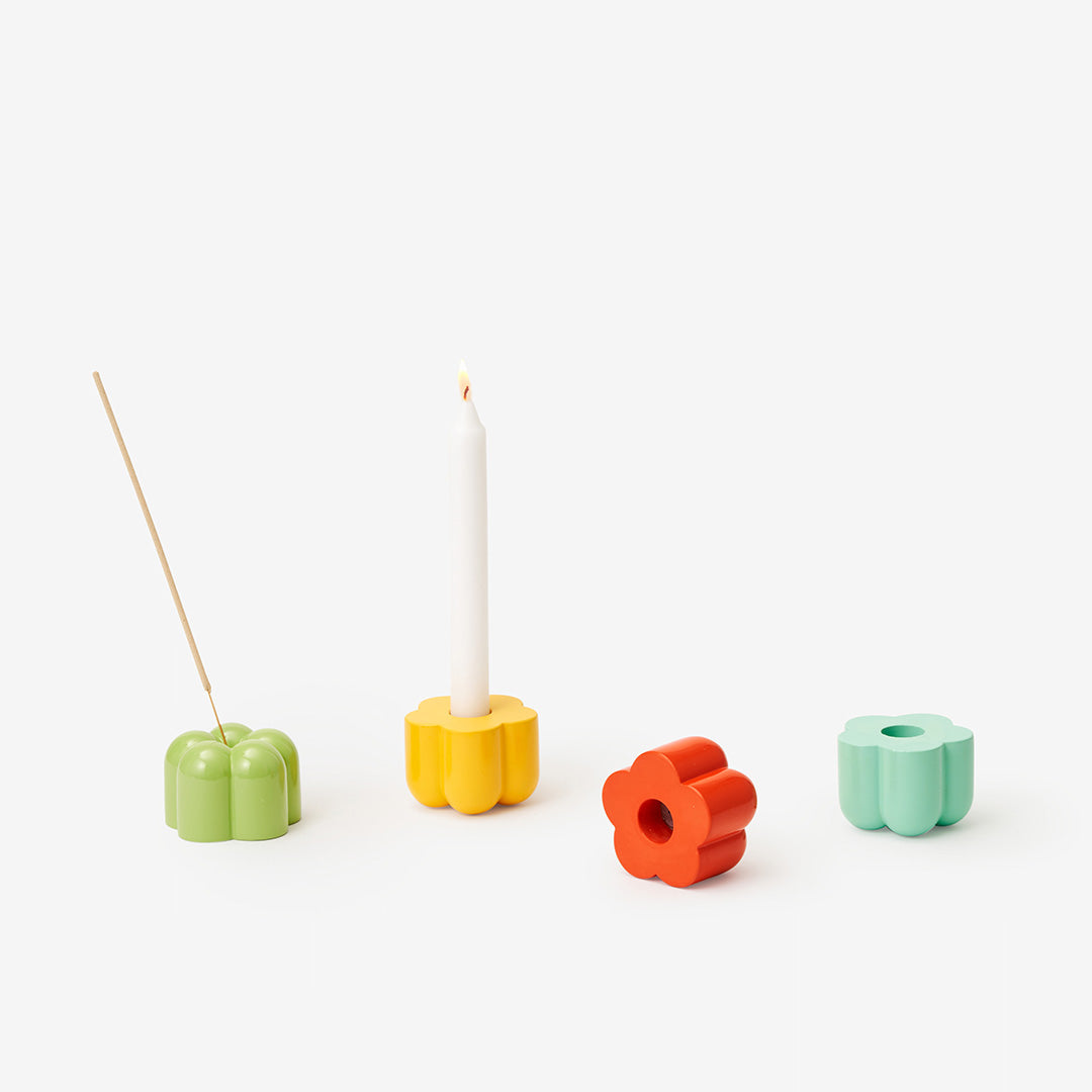 Poppy Candle & Incense Holder designed by Areaware Poppy Candle & Incense Holder designed by Areaware