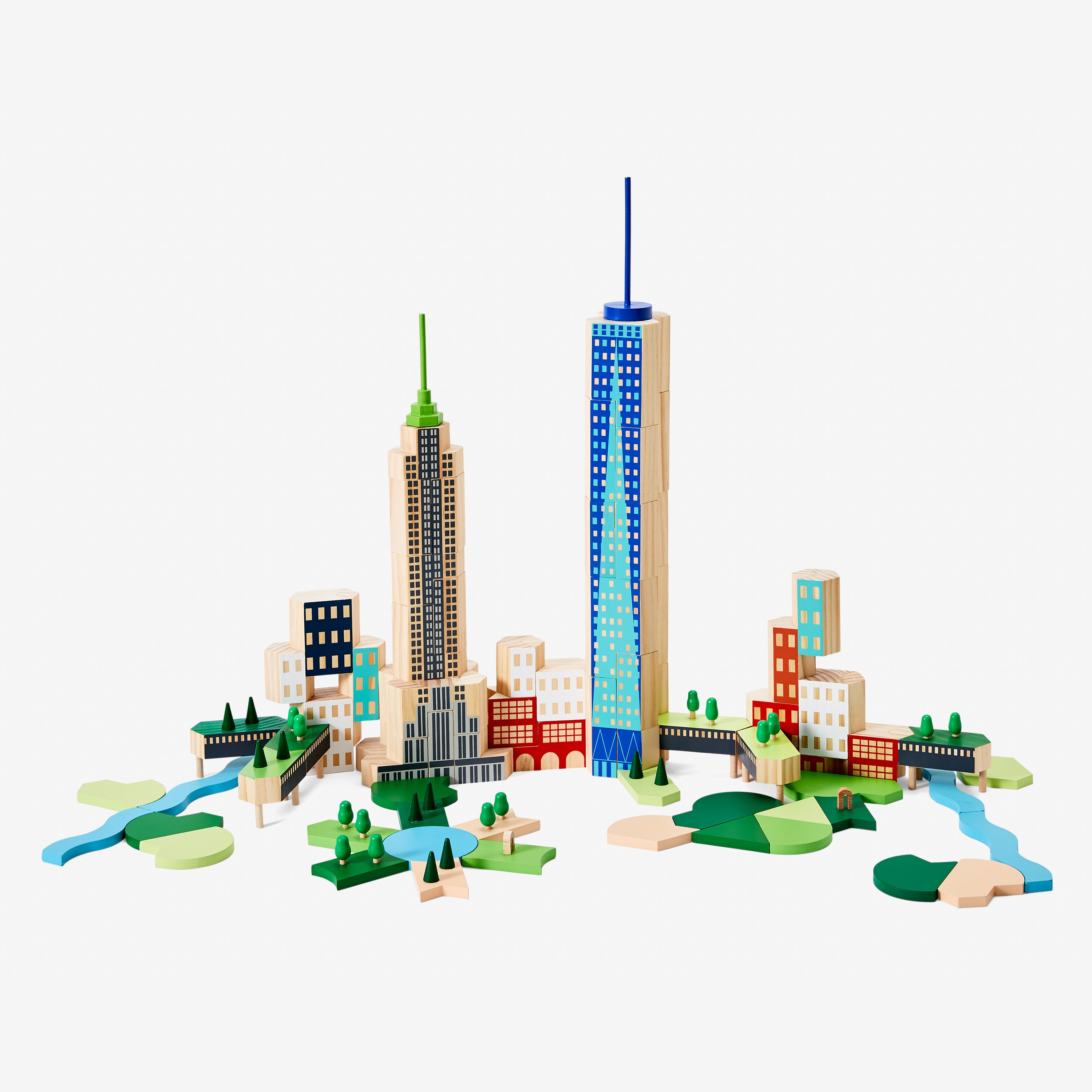 Huge LEGO New York City Skyscrapers
