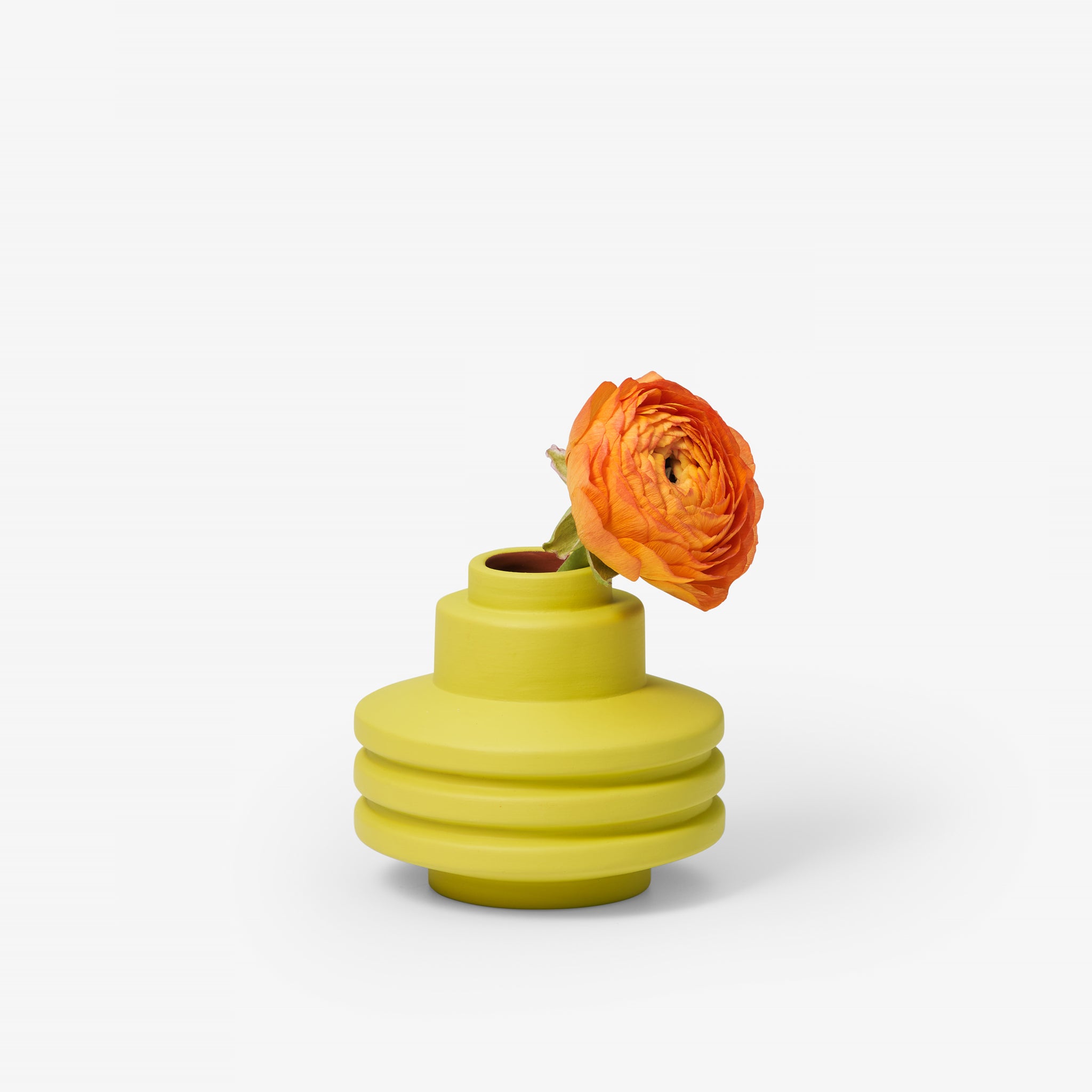 Strata Vase - Chartreuse