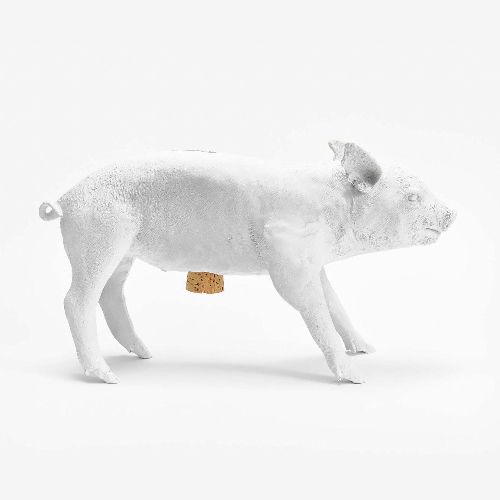Reality Bank in the Form of a Pig - Matte White