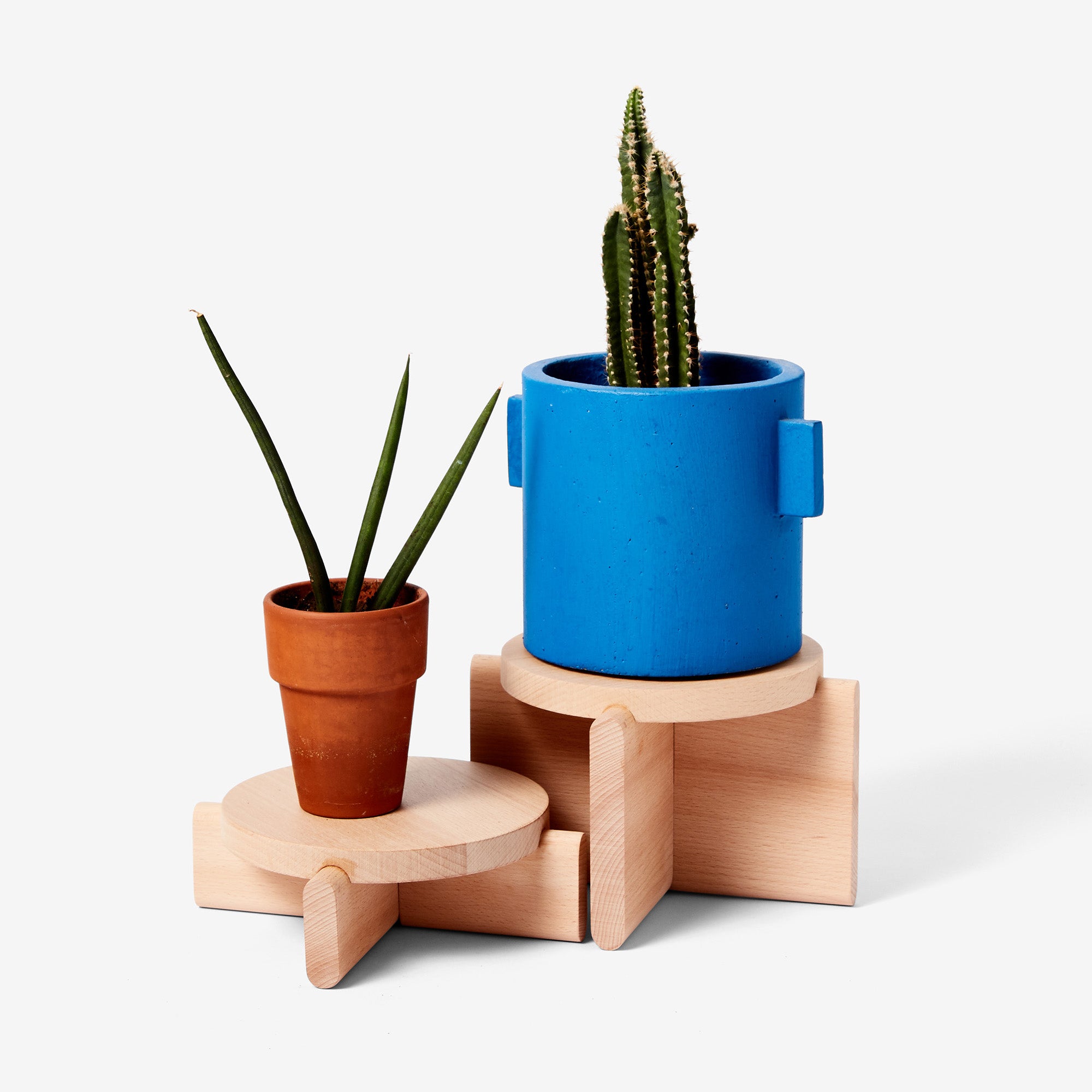 Pedestales de plantas